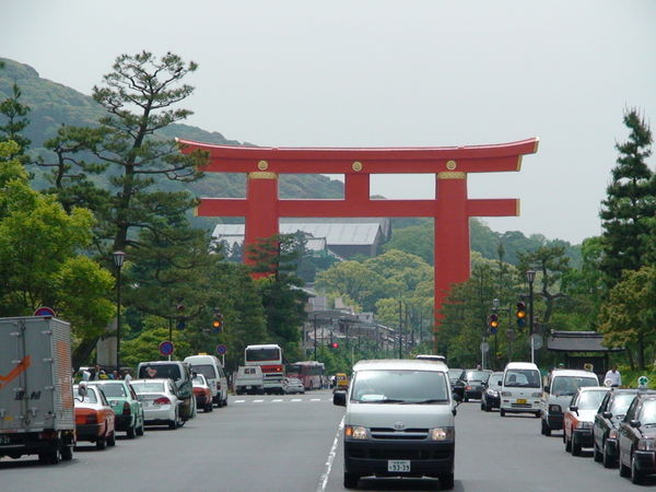 Huge Torii Gate at Heian
