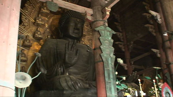 Giant Buddha Inside Todai-Ji