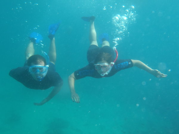 Snorkelling buddies...