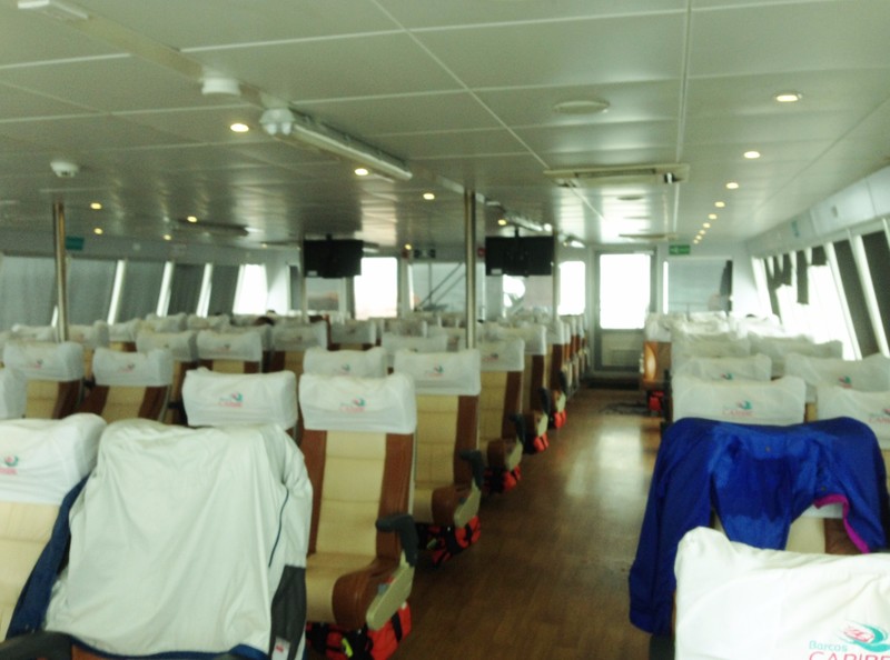 Inside of ferry stateroom 