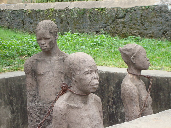 Slave Trade Memorial Closeup