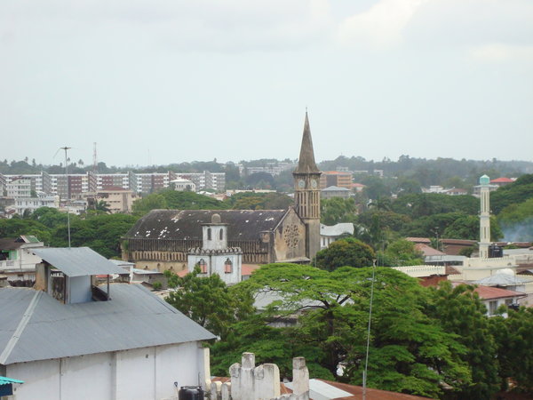 Stonetown Rooftop View of Anglican Church