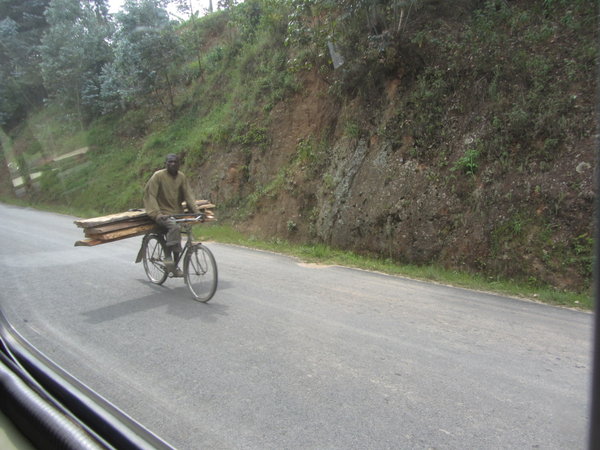 A Typical Rwandan Bicycle Load