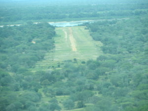 The Dirt Airstrip Into Selous