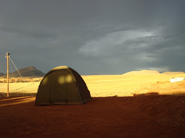 Bushman Camp - Last Tent Standing?