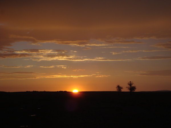 Sunrise Over the Namib Desert