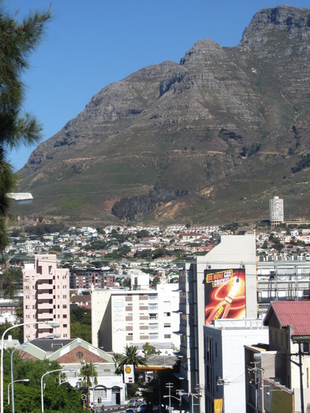 Table Mountain Looming over Cape Town