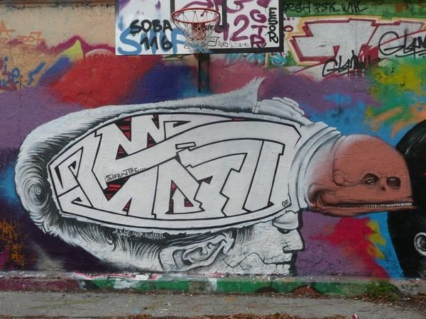 Graffiti Art next to Celica Hostel