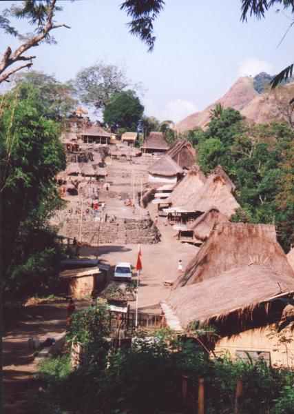 Traditional Ngada village at Bena