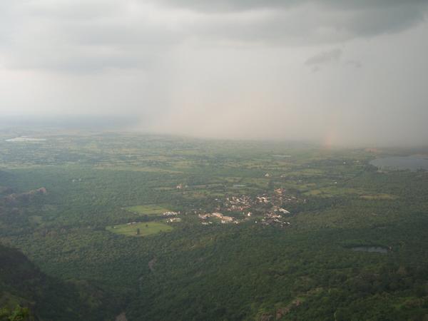 Monsoon rains looming over Champaner 