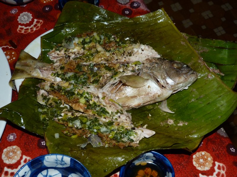 Cooking Class - Grilled Fish in Banana Leaves
