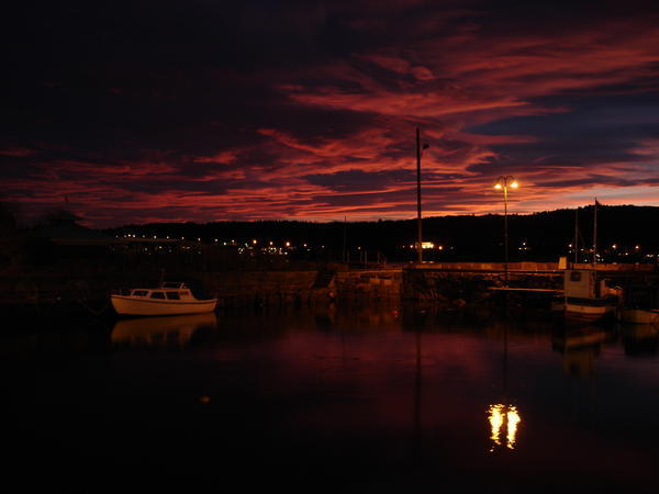 19.12.06 Sonnenuntergang in Larvik