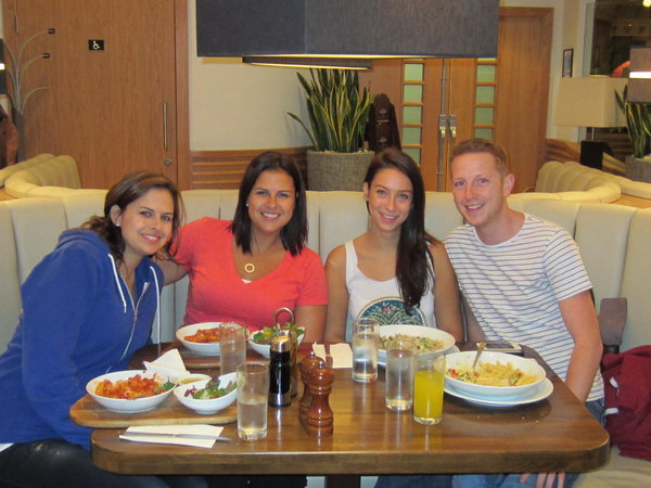 While in London, Alexis and I met up with my friend Stephanie (who I had travelled with for four weeks in New Zealand on the KiwiExperience bus) and her boyfriend Dave for lunch.