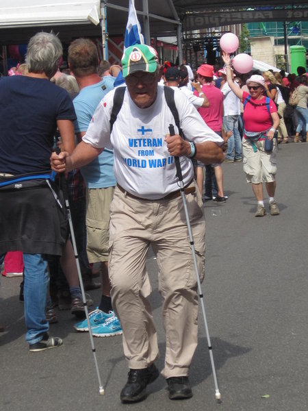 A participant of the Four Days March