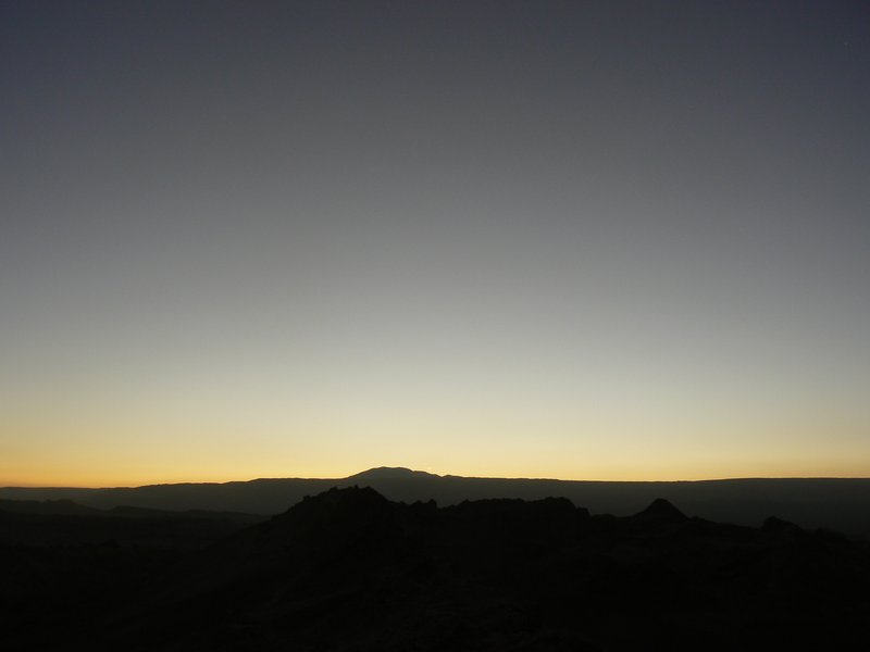 Sunset in Valle de la Luna