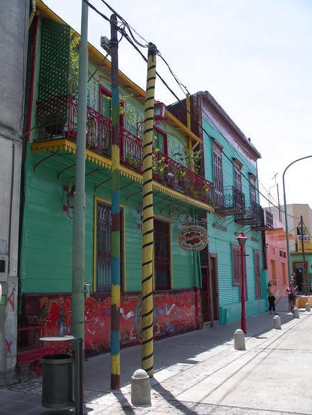 Colourful houses of La Boca