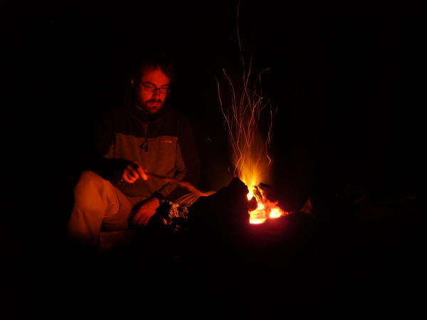 Nick performs a fiery ritual...