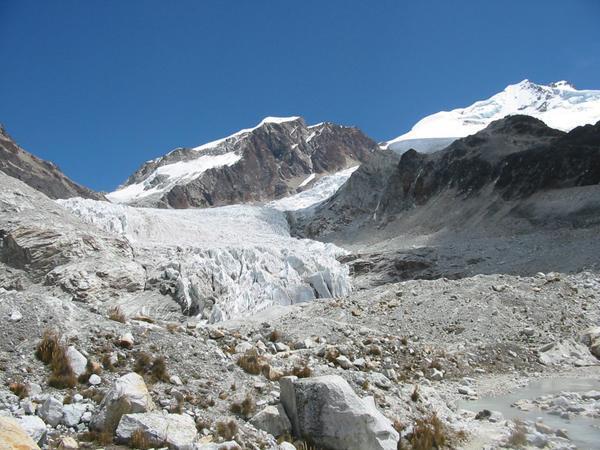 The climb up to high camp