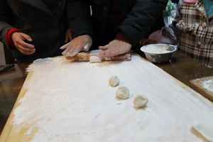 Predumpling dough balls