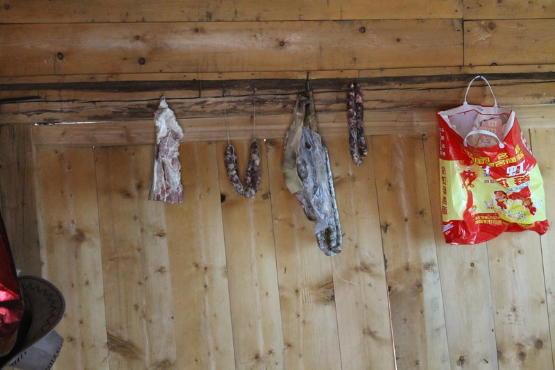Meat drying in our room :(