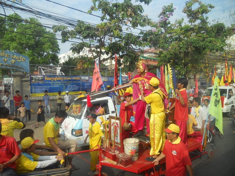 Parade in Phnom  Penh (we think)