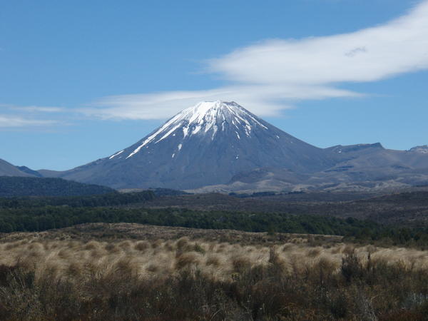 Ruapehu Volcano and the Desert Road