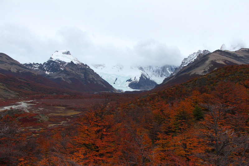 Cerro Grande en de Glaciar Grande komen in zicht