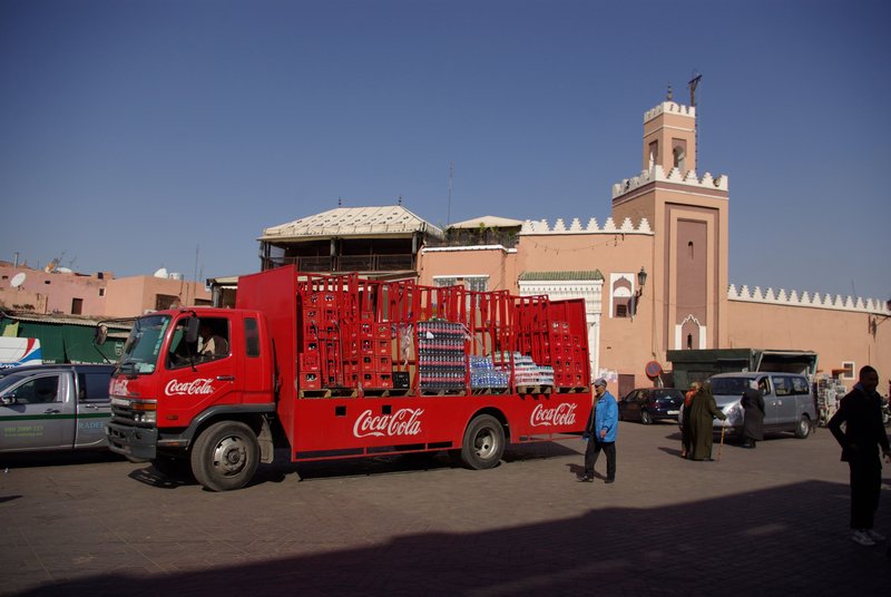 Coca-Cola op het el-Fnaplein