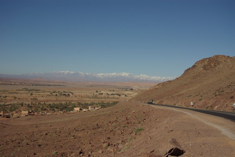 Op de N10 op weg naar Ouarzazate