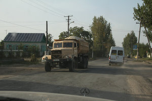 Oude Russische vrachtwagen