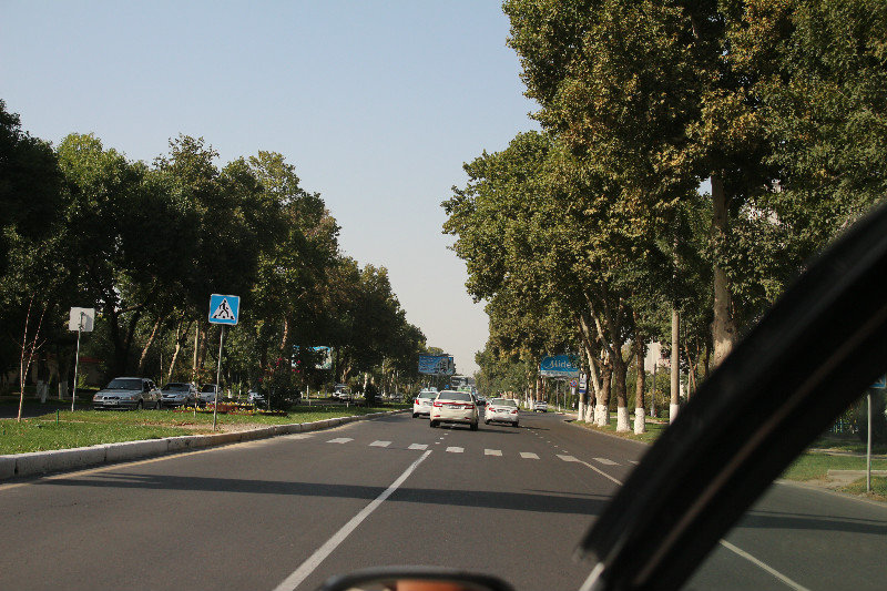 Brede straten van Tashkent