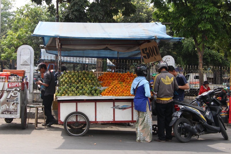 Verkopers in Bandung
