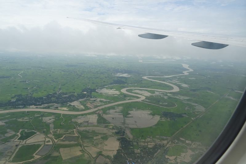 Landing Yangon