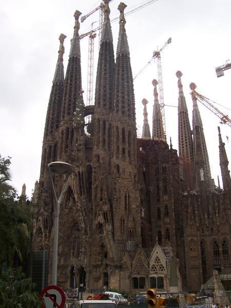 Gaudi's Facade of the Sagrada Familia