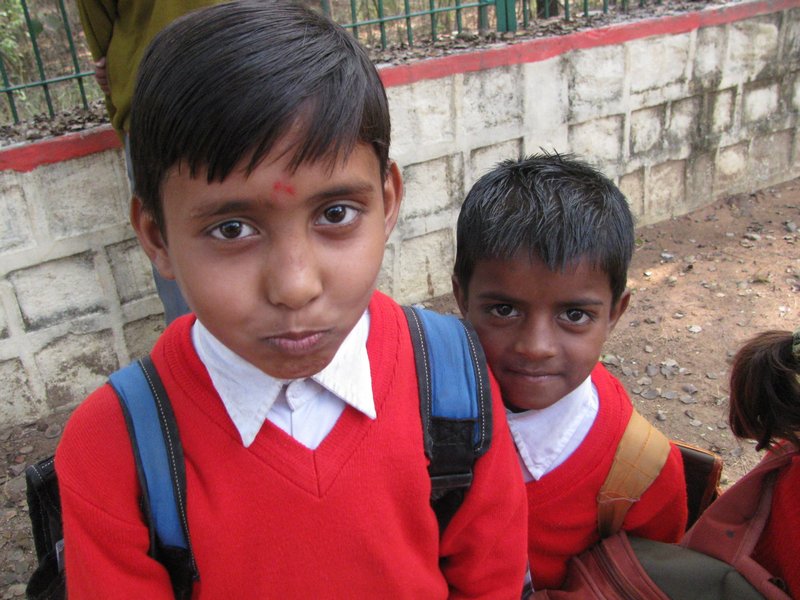 School Boys at Khajuraho