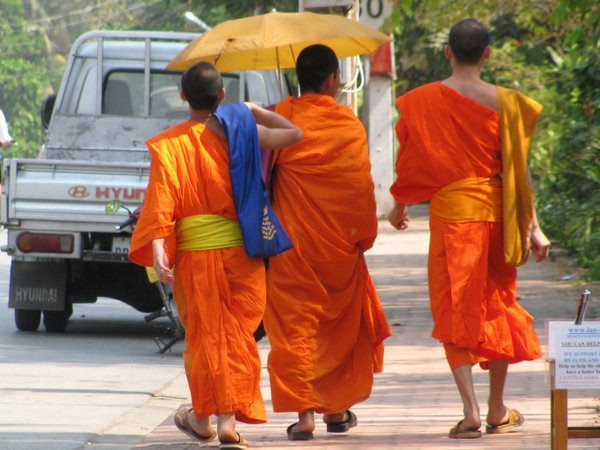 Monks in Luang Prabang