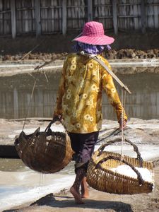 Cambodian Salt Worker