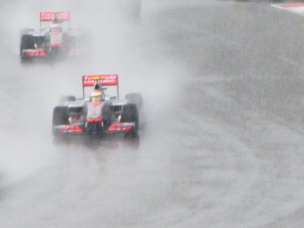 The McLaren's in the Rain