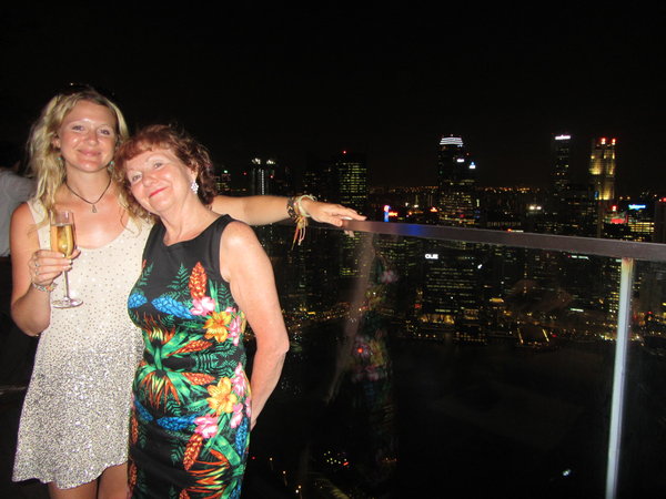 Me & Mum at the Sky Bar