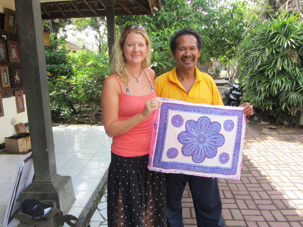 Me, Nyoman & The Finished Piece!