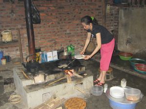 Cooking Dinner at Our Homestay