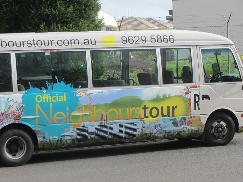 The Neighbours Tour bus!  I have no shame!