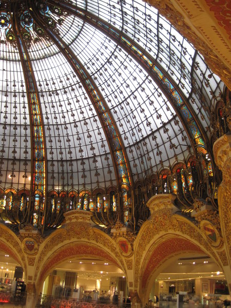 Inside the Galeries Lafayette