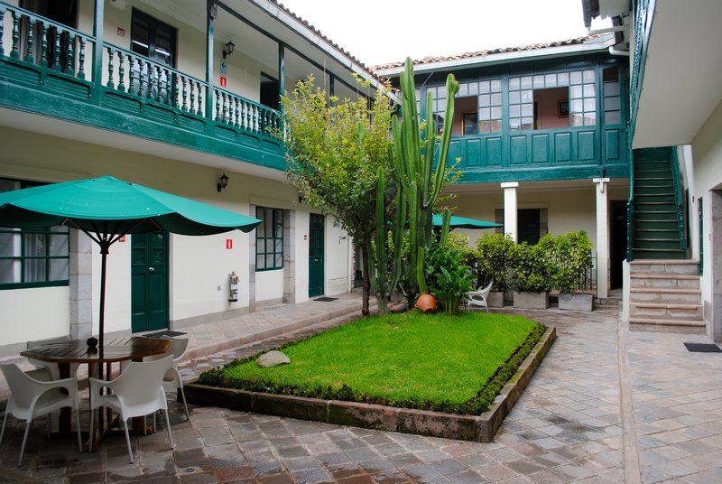 Courtyard in our Cusco hotel