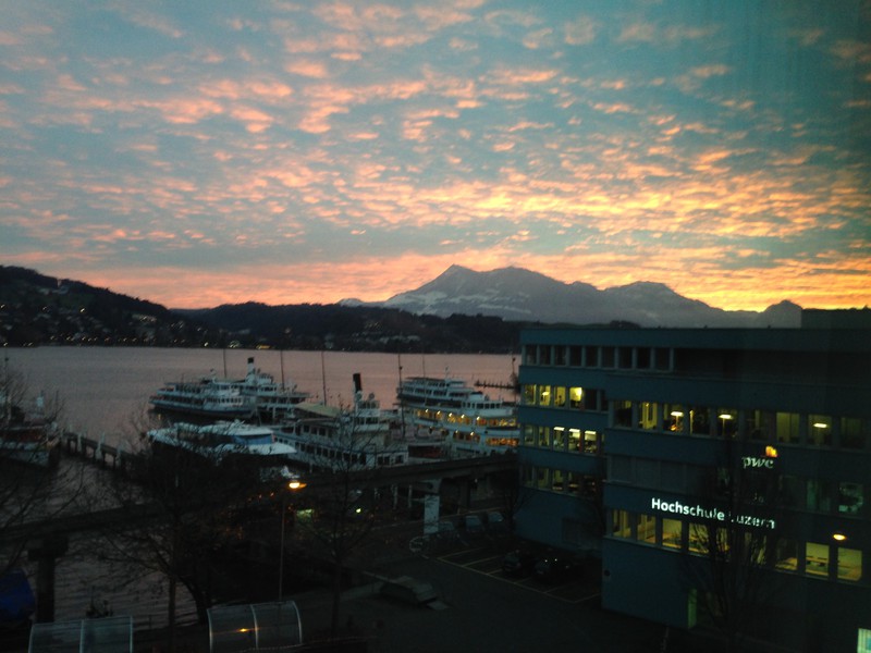The view from my room / Radisson Blu Lucerne