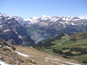 View from the Eigergletscher
