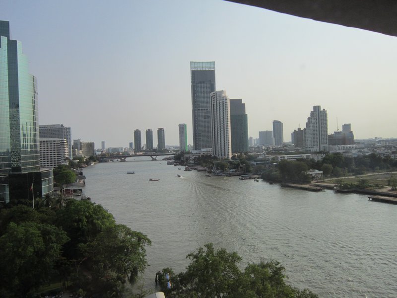 view of Bangkok from our hotel