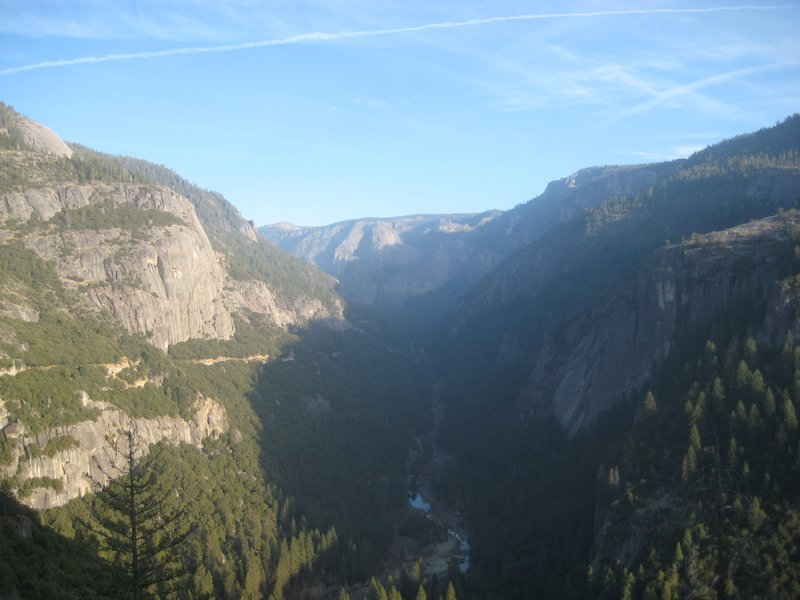 View back down the valley