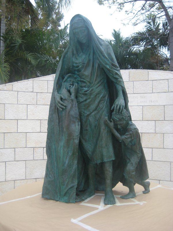 Statue at Holocaust memorial