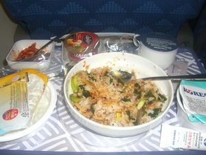 Bibimbap on Korean Air